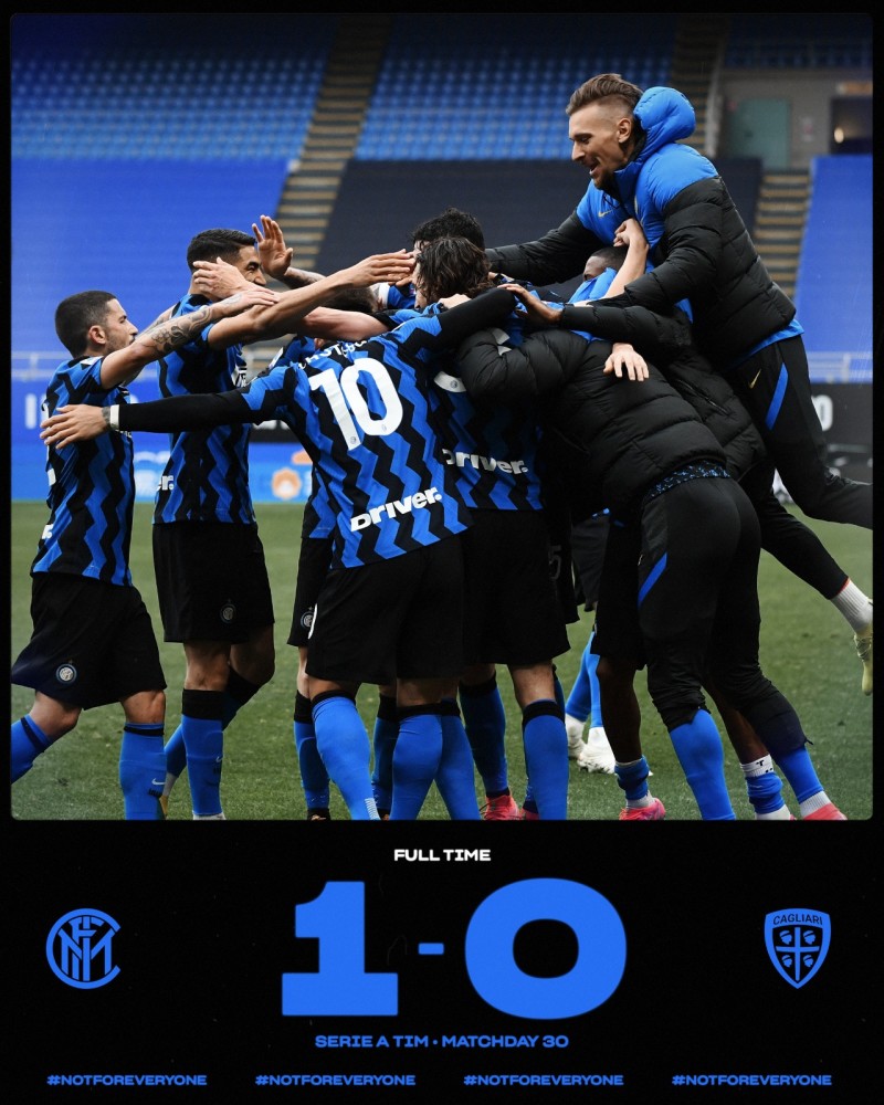 国米取得意甲10连胜 国米取得意甲10连胜